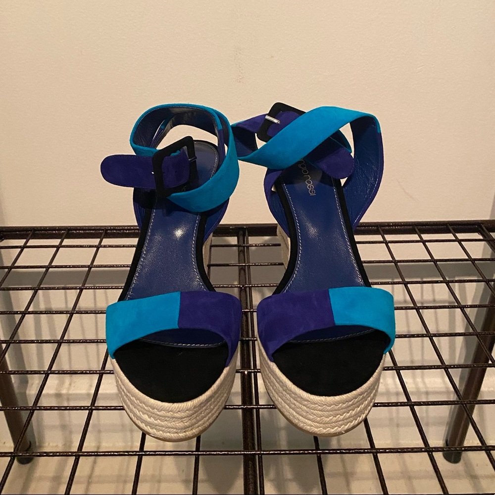 GIANVITO ROSSI PUMPS WEDGES  SIZE US9